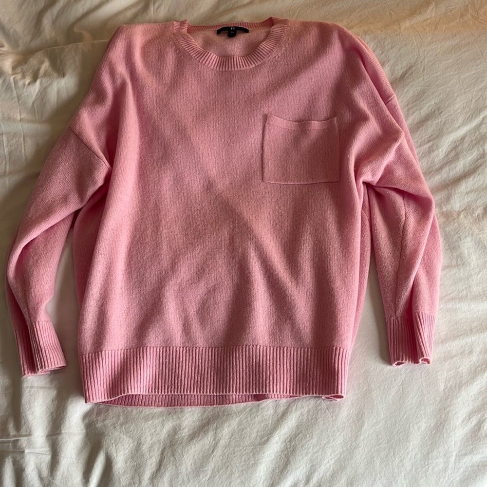 Pink cashmere sweater